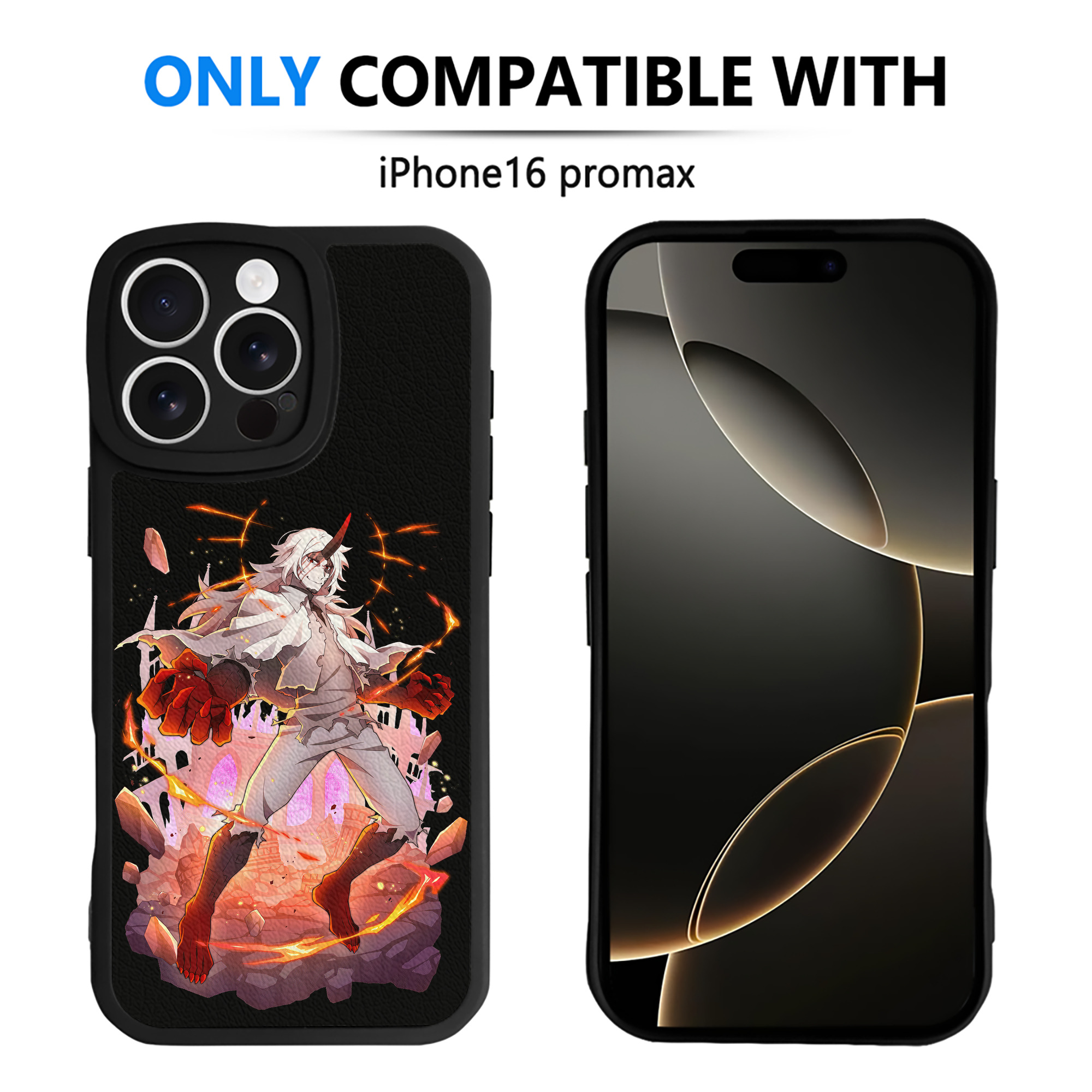 （画像用） 文豪ストレイドッグス Bungo Stray Dogs 【iPhone 16シリーズ対応】シリコンスマホケース（レザー調） 材質：シリコン
